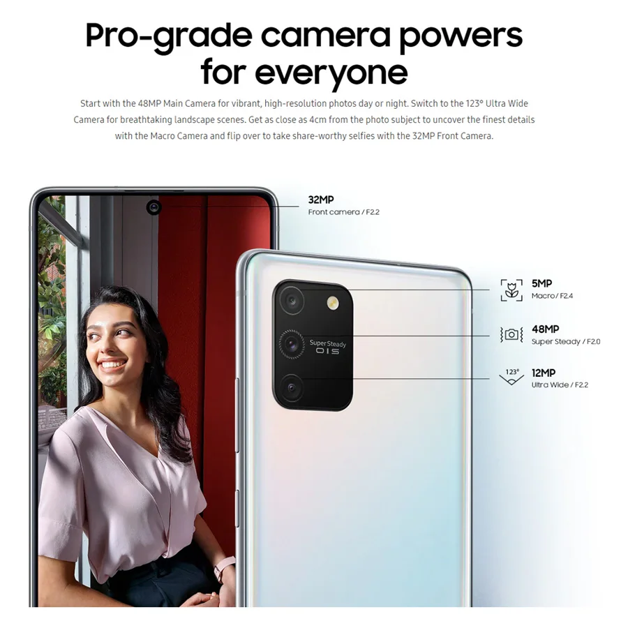 Новый Samsung Galaxy S10 Lite G770F DS глобальная Версия Мобильный телефон 6 7 &quot8 ГБ 128 Snapdragon855