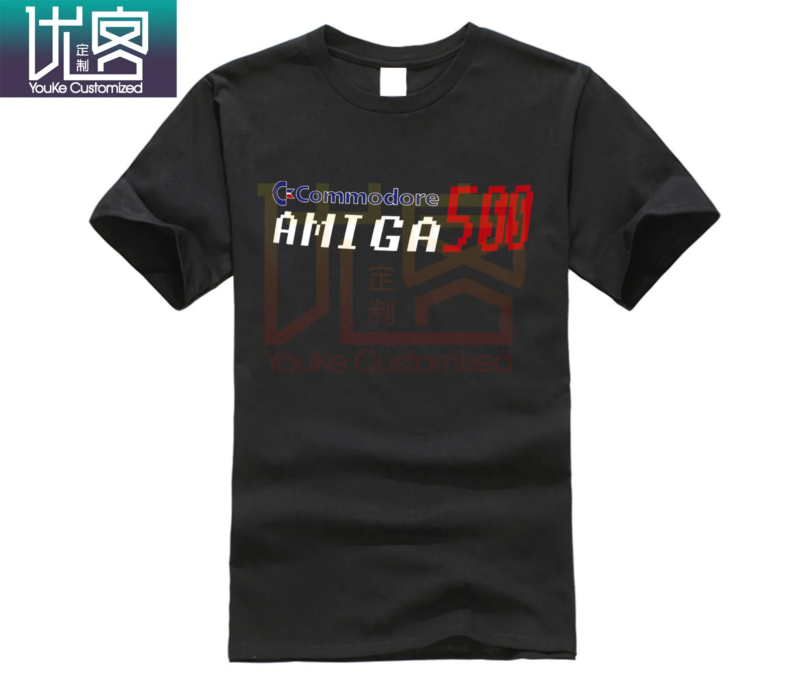 COMMODORE AMIGA 500 компьютерная футболка ретро 80s C64 / ZX Spectrum PC Cool Casual pride Футболка Мужская