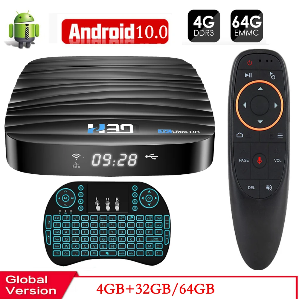 2020 Android TV Box 10 4 Гб 64 Гб 4K H.265 медиаплеер 3D видео 2,4G 5 ГГц Wifi Bluetooth Smart TV Box|ТВ-приставки и медиаплееры|   | АлиЭкспресс