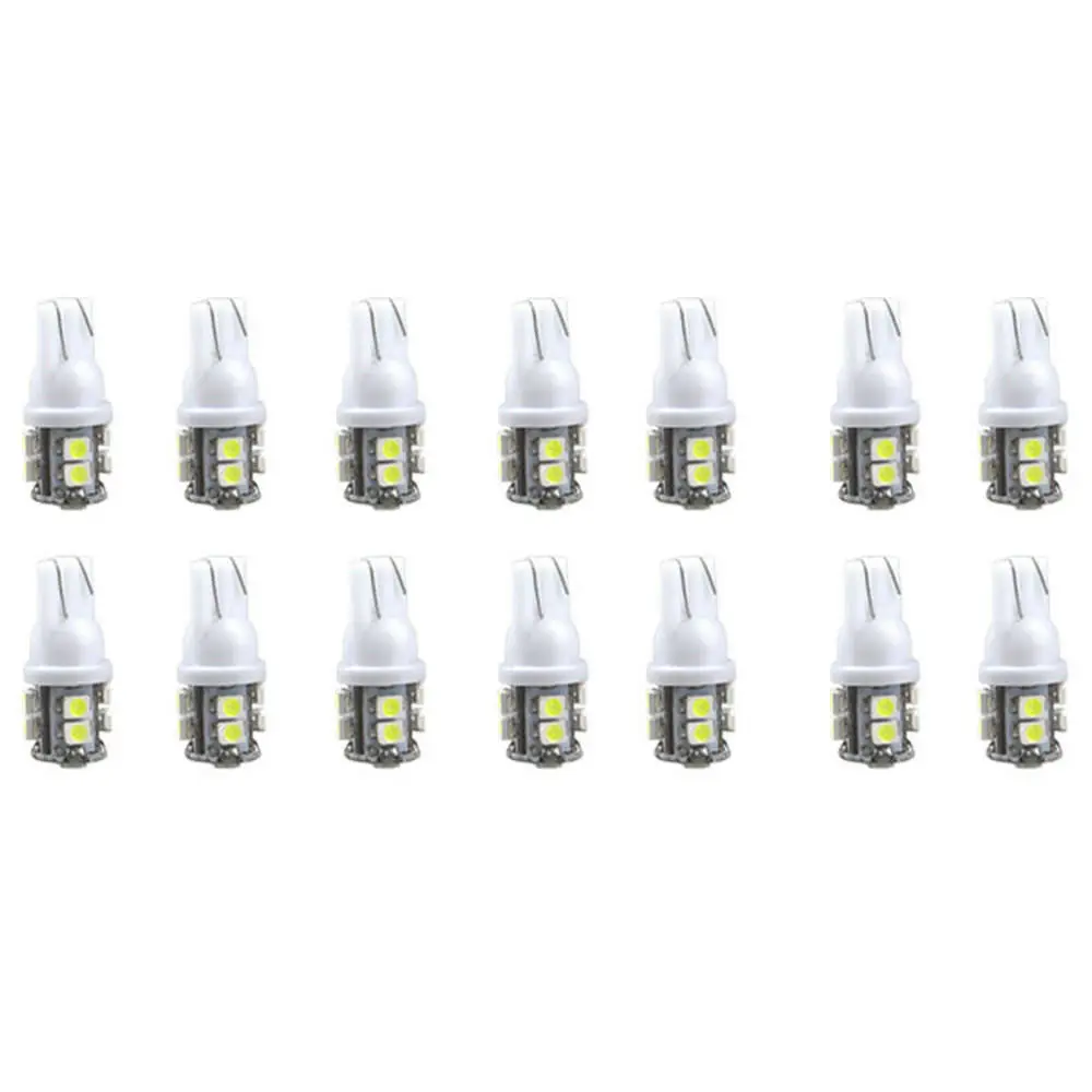 20 шт. T10-2825-10SMD светодиодный фонарь для номерного знака 6500 K, задние фонари и фонари заднего хода и т. Д