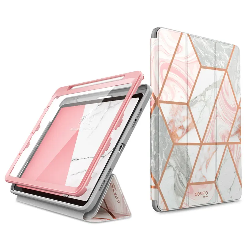 I BLASON для iPad Air 4 Чехол 10 9 дюймов (2020) Цвет болотный серо зеленый мрамор