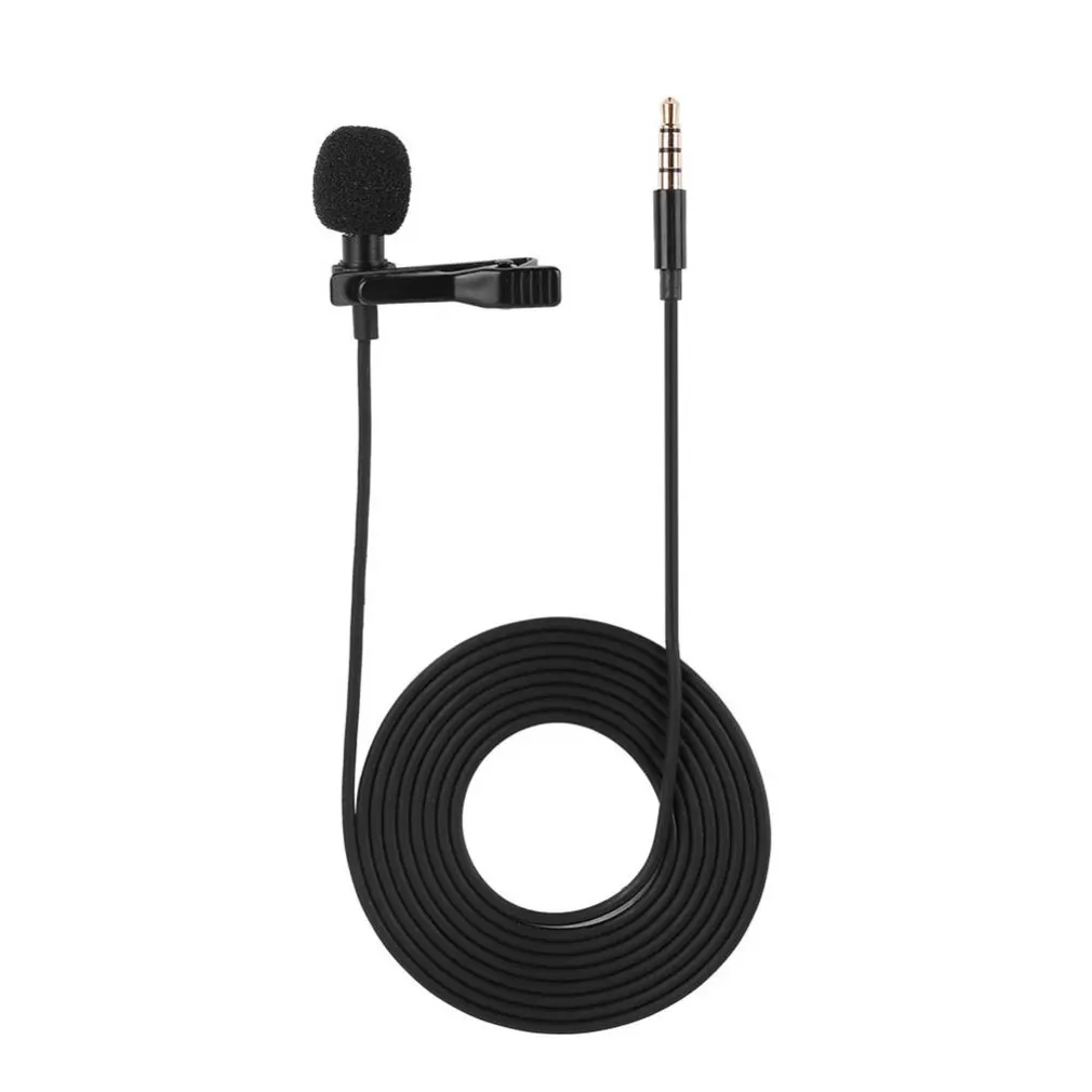 1 45 м мини портативный микрофон конденсатор клип на лацкане Lavalier Mic проводной