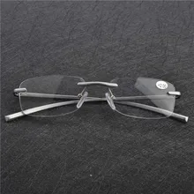 Ультра-светильник, алюминиево-магниевые очки для чтения, мужские очки без оправы для чтения, женские очки для чтения, Анти-усталость, дальнозоркость NX