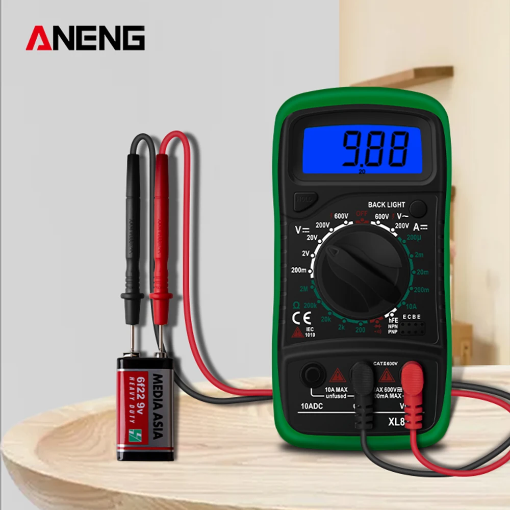 ANENG XL830L тестер мультиметр цифровой digital multimeter esr метр токовые клещи transistor tester