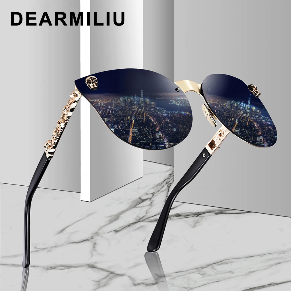 DEARMILIU Модные женские готические солнцезащитные очки кошачий глаз в