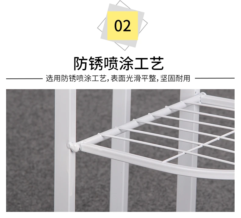 Indoor Household Balcony Decorate Iron Art Of Shelf A Living Room Simplicity Flowerpot Multi-storey Pylons Green Luo