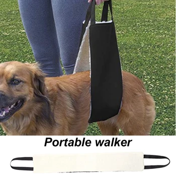 

Pet Support Walking Assist Tool Belt Sling Back Legs Ligament Rehabilitation Weak Dog Harness Carrier Portable Old Canine Aid