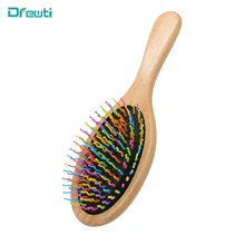 

DREWTI Trendy Hairbrush Professional Wide Tooth Comb Professional Keratin Hairdressing Tools Brush Detangling Barber styling