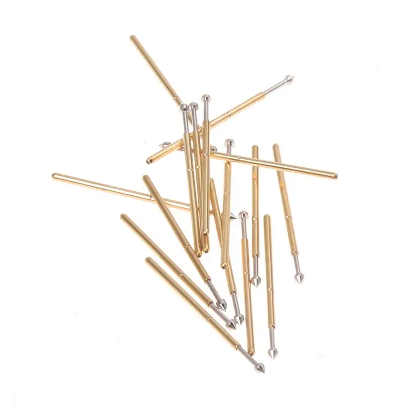

Spring Test Probe Pogo Pin P50 E2 Dia 0.68mm Length 16mm 75g Pack of 20 Color Gold