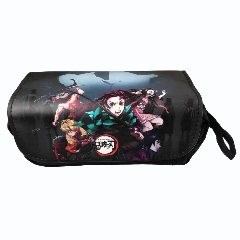 Demon Slayer: Kimetsu no Yaiba Косплей Kochou Shinobu Kamado карандаш держатель школьный чехол сумка для карандашей Канцелярия Сумки, кошелек
