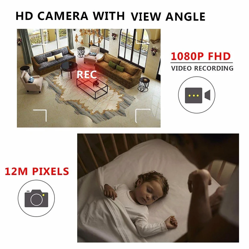 Мини-камера, маленькая, 1080 P, Full HD, ИК-видеокамера, инфракрасное ночное видение, микро камера, обнаружение DV видео, голосовая поддержка, секретная TF карта