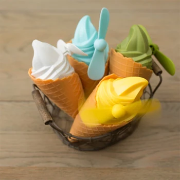 

Portable Air Cooler Fashion Handy Creative Ice Cream Ventilador For Room Travel Usb Mini Handheld Fan Cooling Ventilateur
