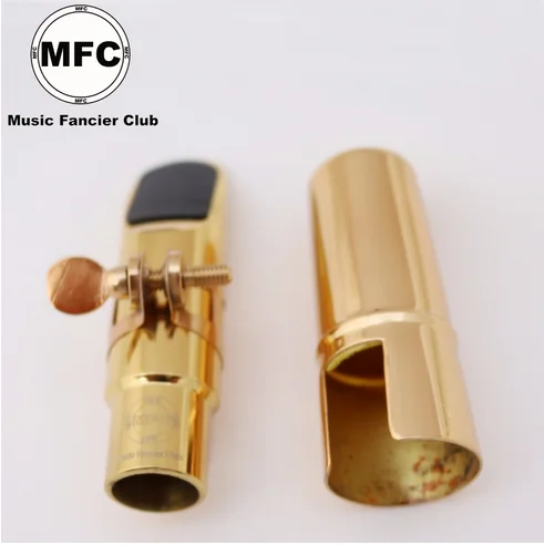 MFC тенор сопрано альт саксофон металлический мундштук электрофорез золотые части и аксессуары S01