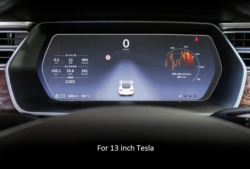 Протектор экрана для Tesla модель Центрального управления навигация Сенсорный