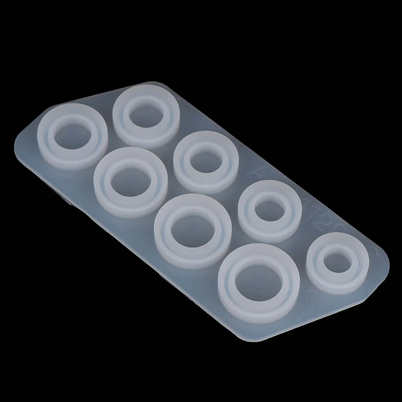 8 Hole Rings Mold Collection Handmade Ring Jewelry Silicone Crystal Epoxy Mould Resin For DIY Making | Украшения и аксессуары