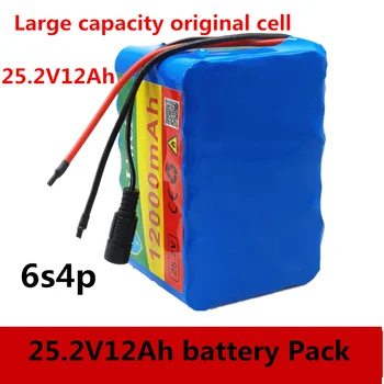 

24V 12Ah 18650 Battery Lithium Battery 25.2v 12000mAh Electric Bicycle Moped /Electric/Li ion Battery Pack with pack BMS