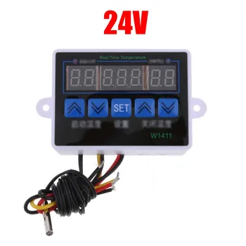 

W1411 High Precision Digital Temperature Controller Thermostat With Waterproof Sensor Probe Garden Greenhouse