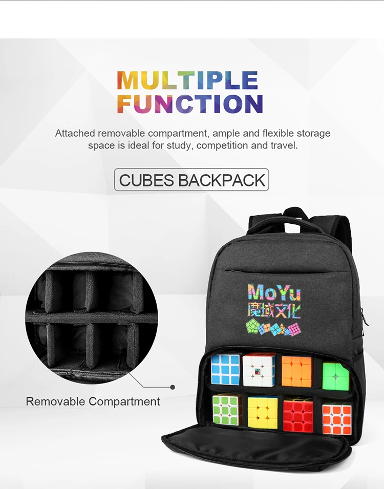 MOYU Magic Cube Twist Puzzle Bag Carrying Backpack Bag Storage Bags UK STOCK 