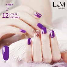 IDO 1 pc Art usuwanie żelowych paznokieci polski wdzięku fioletowy seria kolorowa kolorowy żel paznokcie led beauty długotrwałe(China)