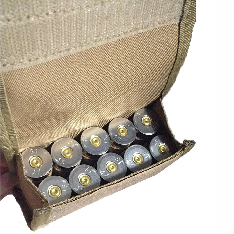 Multicam Molle 10 отверстий журнал рассеянного сумки Охота патроны короб тактический