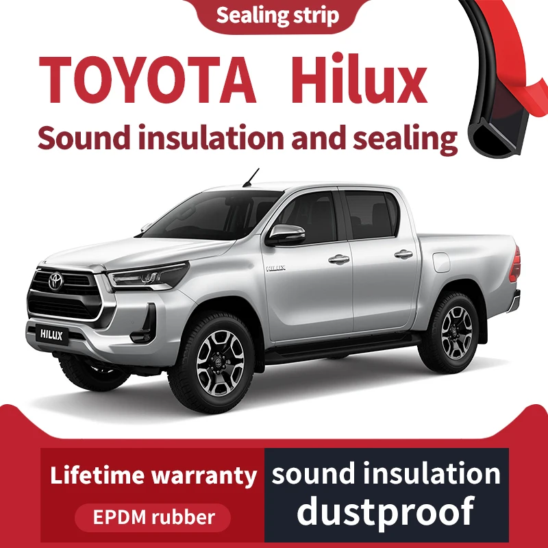For TOYOTA HILUX car sealing strip door noise insulation automobiles interior accessories dust proof rubber | Автомобили и