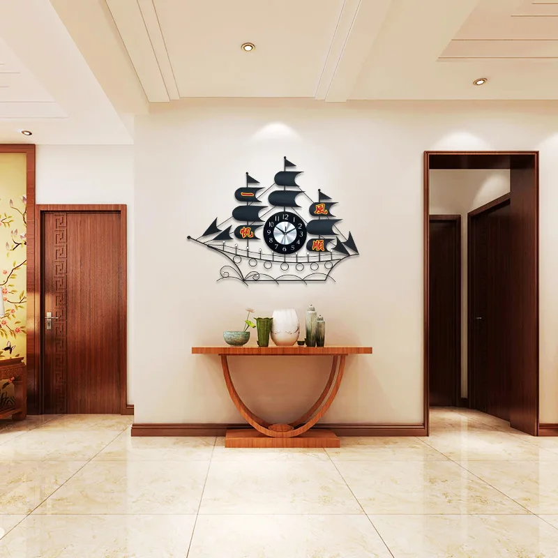 Liefde Make Creatieve Wandklok Woonkamer Moderne Minimalistische Klok Zakhorloge Cool Mute Quartz Klok Plain Zeilen Liefde Make Creatieve Wandklok Woonkamer Moderne Minimalistische Klok Zakhorloge Cool Mute Quartz Klok Plain Zeilen