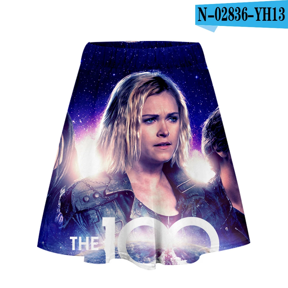 100 3D печатные юбки для женщин юбка модная уличная короткая юбка горячая распродажа Повседневная одежда для лета - Цвет: 1