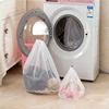 3 Size Drawstring Bra Underwear Socks Foldable Mesh Laundry Bag Household Clothes Laundry Care Accessories 4