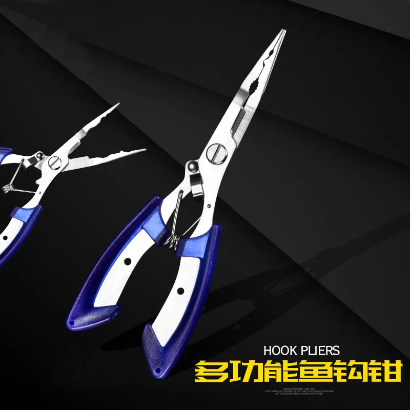

Multi-functional Stainless Steel Forceps Connecting Rope for Fishing Rod Fish Grip Fish Pliers Road Yakong yu qian Fish Grip Set
