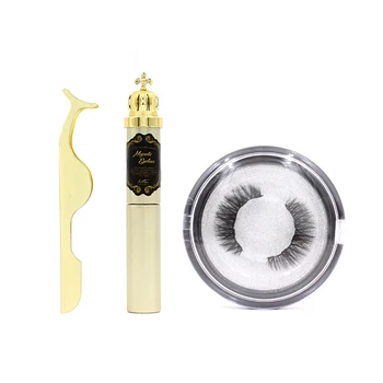 

3D Magnetic Eyelashs set Magnet Liquid Eyeliner & Magnetic Lashes & Tweezer Waterproof Long Lasting 5 Magnets Eyelash Extension