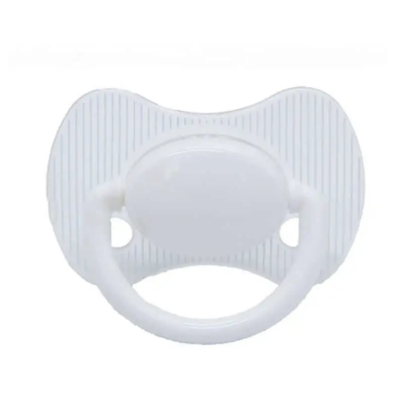 Infant Silicone Baby Pacifier Nipple Baby Pacifiers Dummy Newborn Soother Toddler Holder nipple White Pink Nipple Pacifier