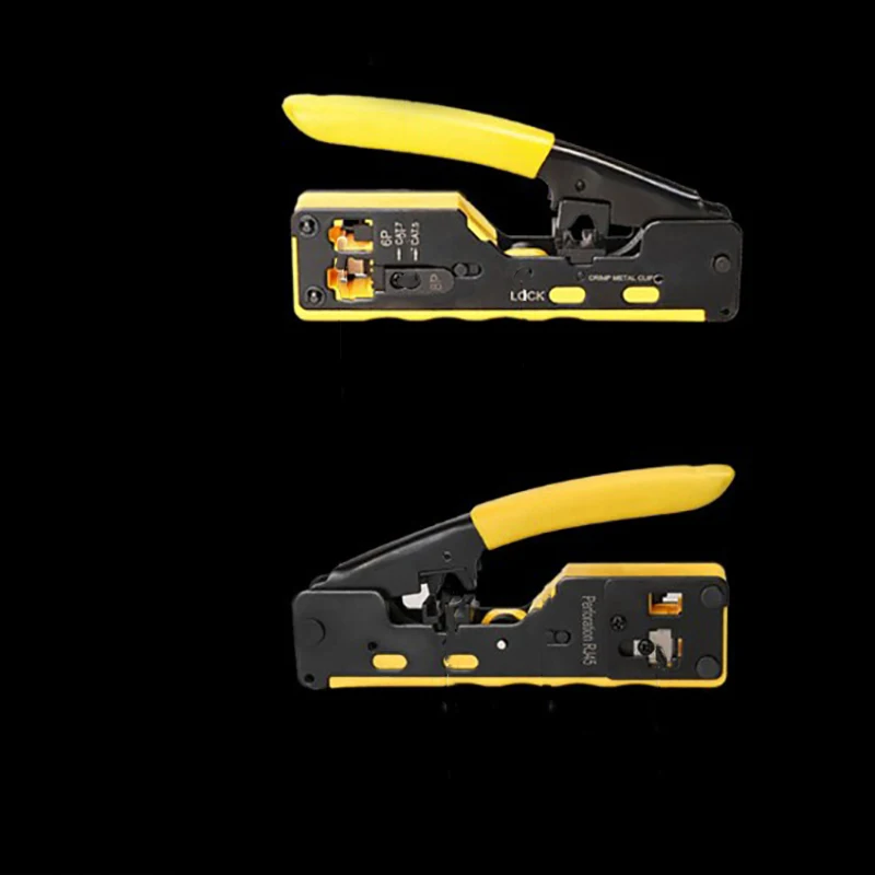 for RJ45 Tool Network Crimper Cable Crimping Tools for RJ45 Cat7 Cat6 Cat5 RJ11 RJ12 Modular Plugs Metal Clips Pliers telephone cable tracer