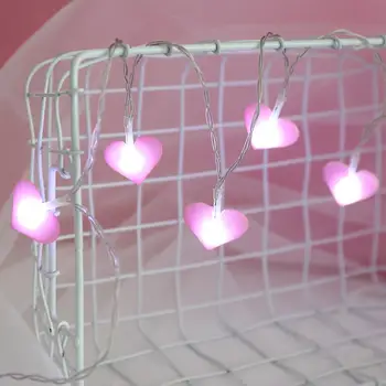 

Led Love Heart Wedding Light String Fairy Light Christmas LED Fairy Pink Girl String Light Party Garden Garland Lighting Indoor