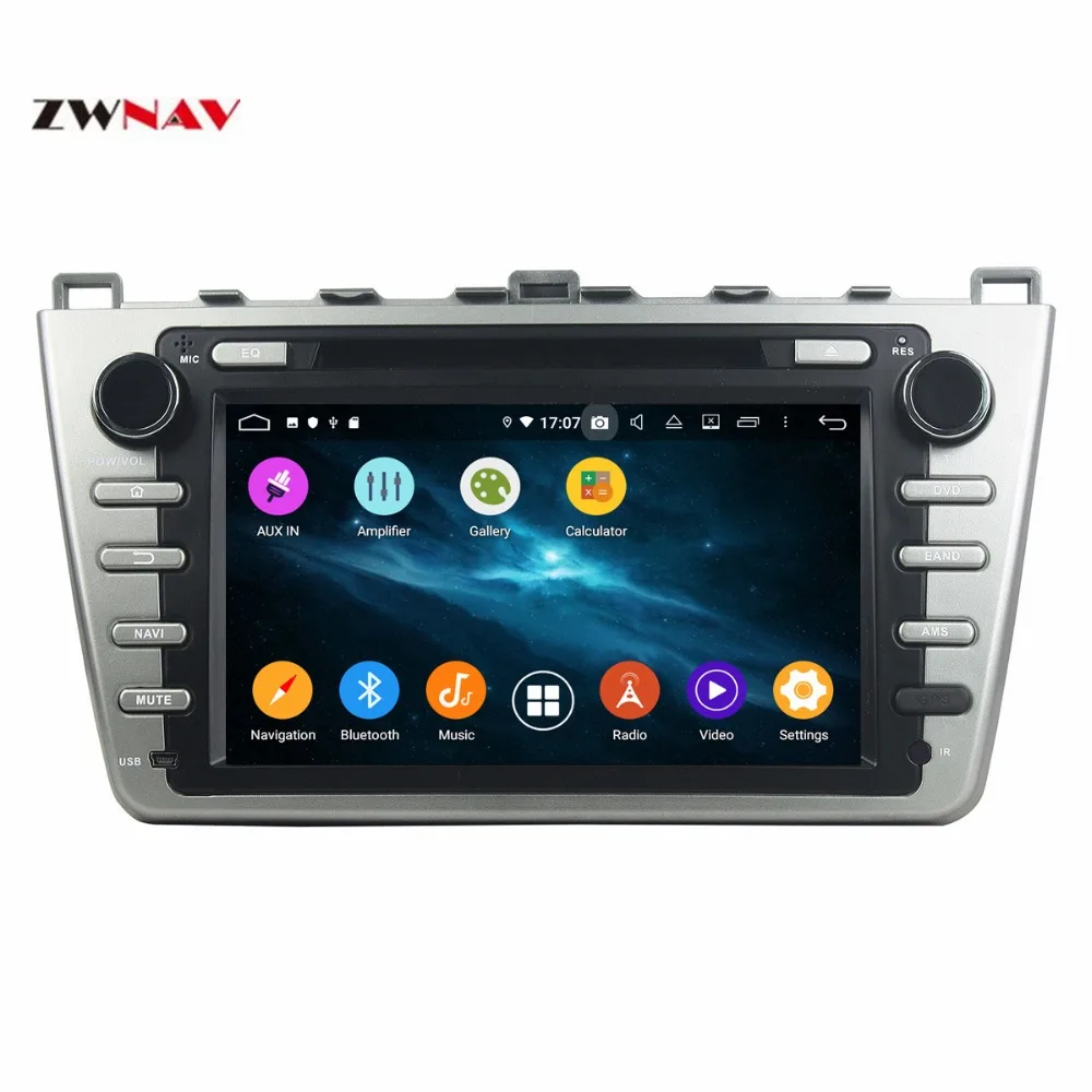 Android 9 PX5/6 DSP автомобильный dvd-плеер для Mazda 6 Mazda Atenza 2008-2012 Авто Стерео головное устройство gps навигация Радио магнитофон
