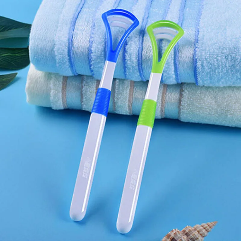 1pcs New Tongue Brush Tongue Cleaner Scraper Cleaning Tongue Scraper For Oral Care Oral Hygiene Keep Fresh Breath