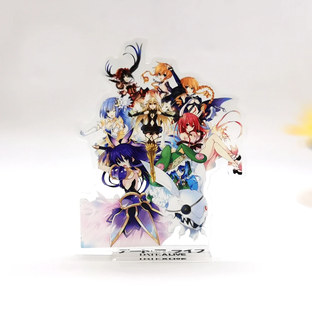 

Date A Live Tokisaki Kurumi Yatogami Tooka Itsuka Kotori Yoshino Tobiichi GM Acrylic stand figure model plate holder cake topper