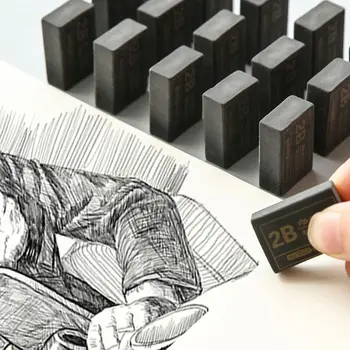 

2B Pencils Eraser Sketch Drawing Eraser Rubber Pencil Eraser Office School Supplies