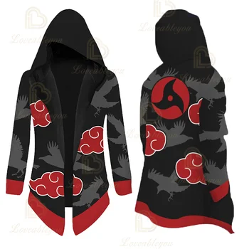 

Men Anime Naruto Namikaze Minato Cosplay Jacket Trench Akatsuki Cloak Halloween Carnival Costume Hooded Unisex Coat