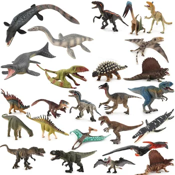 

32 Kidns Simulation Dinosaur Figure Collectible Toys Plesiosaurus/Tylosaurus Animal Action Figures Kids Animal Sandtable Toy