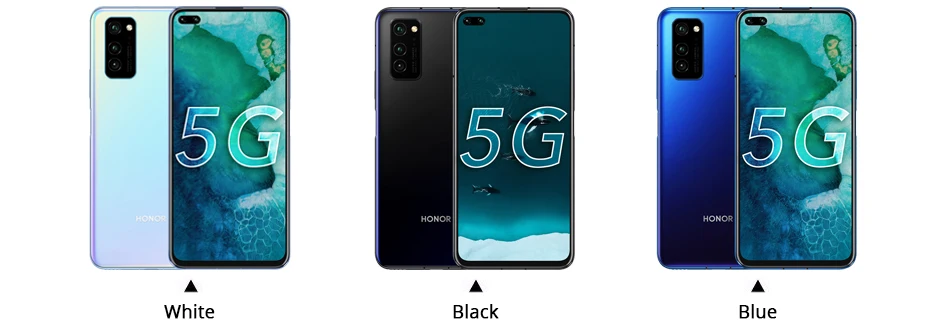 Google Play Honor V30 6 ГБ/8 ГБ 128 ГБ Kirin 990 Восьмиядерный 40 МП камера 6,5" SuperCharge 4200 мАч 5G Mobile Phoone NFC 16 Core GPU