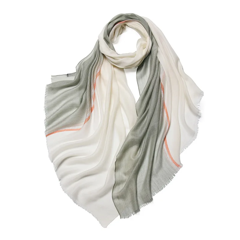 Naizaiga Cashmere 200s thin summer Air conditioning keep warm shawl luxury bling SOLID pashmina,JYFZ110