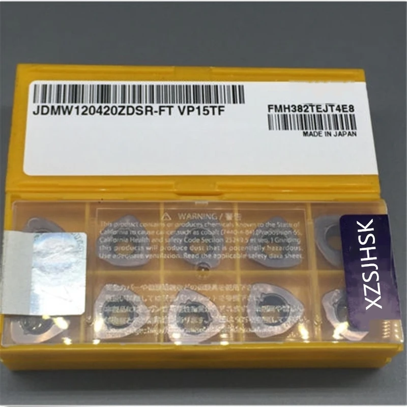 

10pcs JDMW120420ZDSR-FT VP15TF CNC Carbide Inserts Machine Cutting Tools
