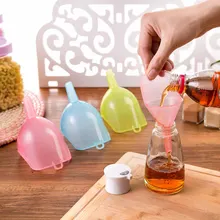 OTHERHOUSE 2 шт. пластиковая воронка с ситом сито наполнение пустой бутылки Портативный мини-воронка для масляный соус жидкий кухонный инструмент