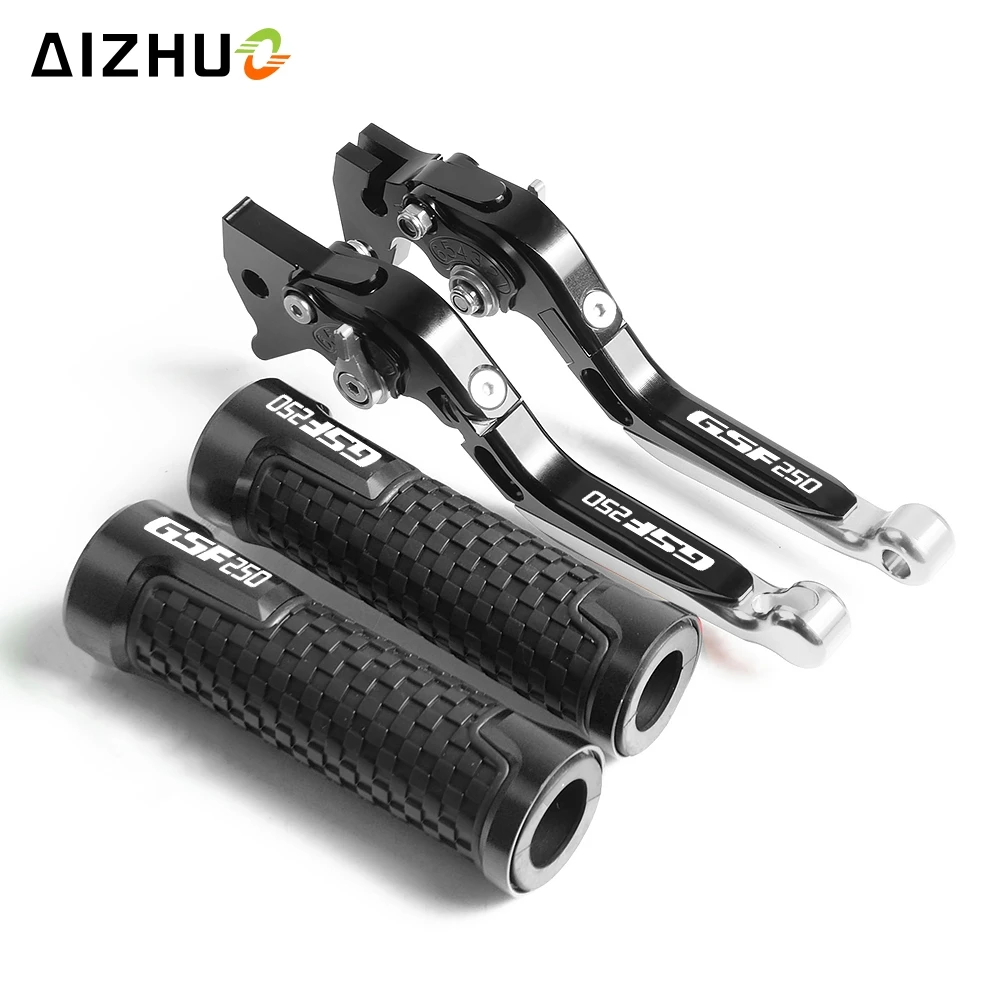 B Мотоцикл тормозной рычаг сцепления adjustable+ рукоятки руль для SUZUKI GSF 250 BANDIT GSF250 BANDIT весь год - Цвет: B
