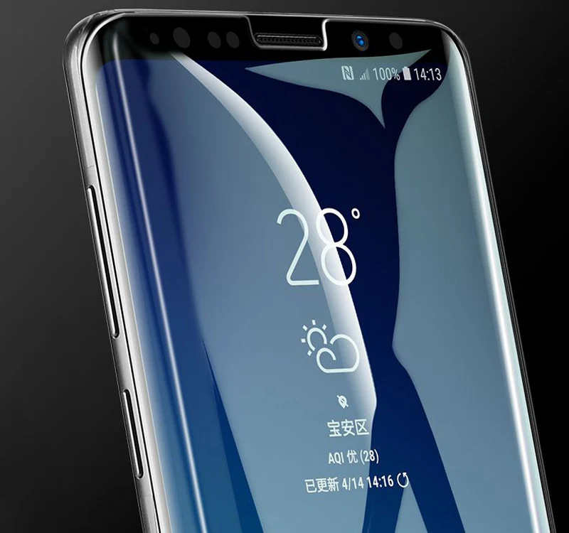 Прозрачный изогнутый УФ жидкий Полный Клей закаленное стекло для Samsung Galaxy S8 S9 S10 S10E Plus S7 Edge Note 8 9 10 Pro защита экрана