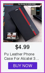 Чехол для телефона из искусственной кожи для Alcatel 3X Flip Book Case для Alcatel 3X 5058i 5058Y чехол-кошелек в деловом стиле Мягкий силиконовый чехол из ТПУ