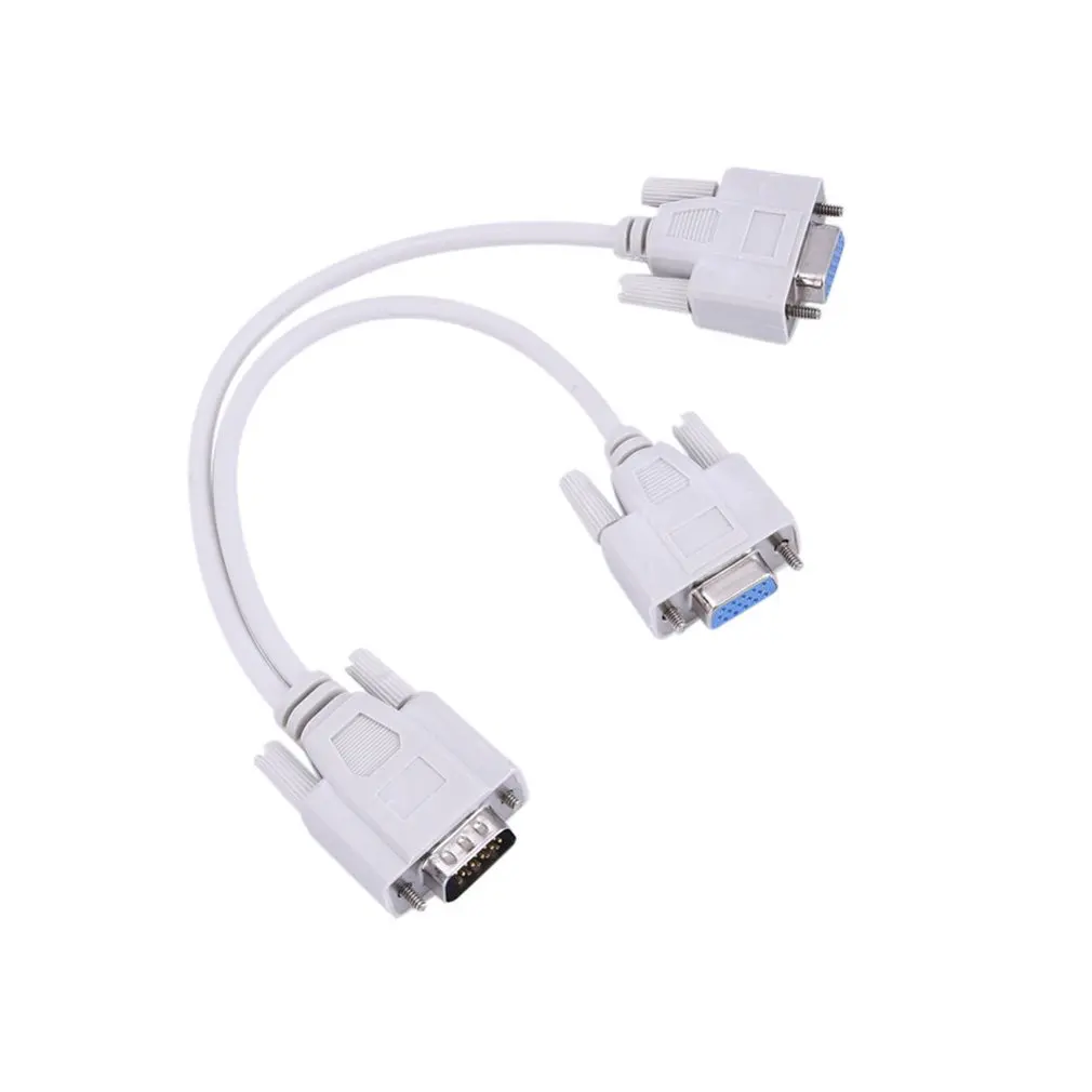 0 3 метров портативный разветвитель VGA SVGA 1 шт. на 2 монитора штекер двойные гнезда Y