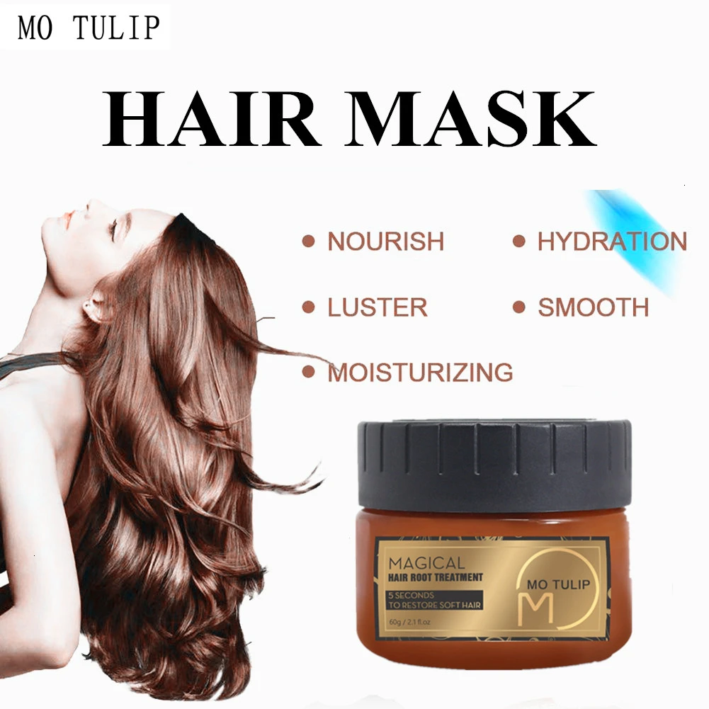 60ML Treatment Mask Hair Conditioner Detoxifying Hair Mask Advanced Molecular Hair Roots Recover Elasticity miracle repair