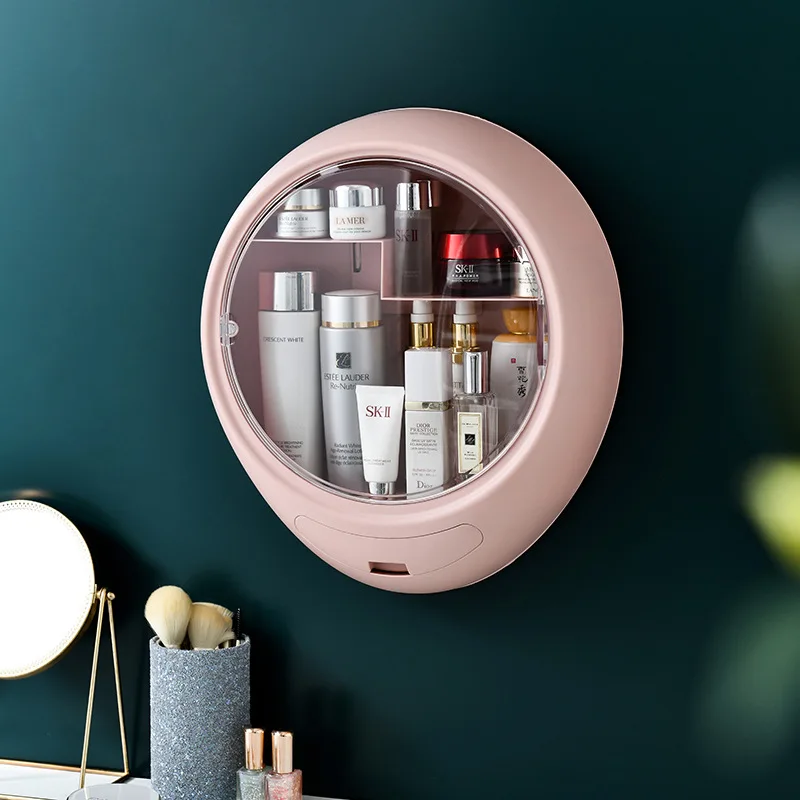 

Plastic Makeup Organizer Portable Cosmetic Organizer Storage Large Make Up Container Bathroom Storage Case