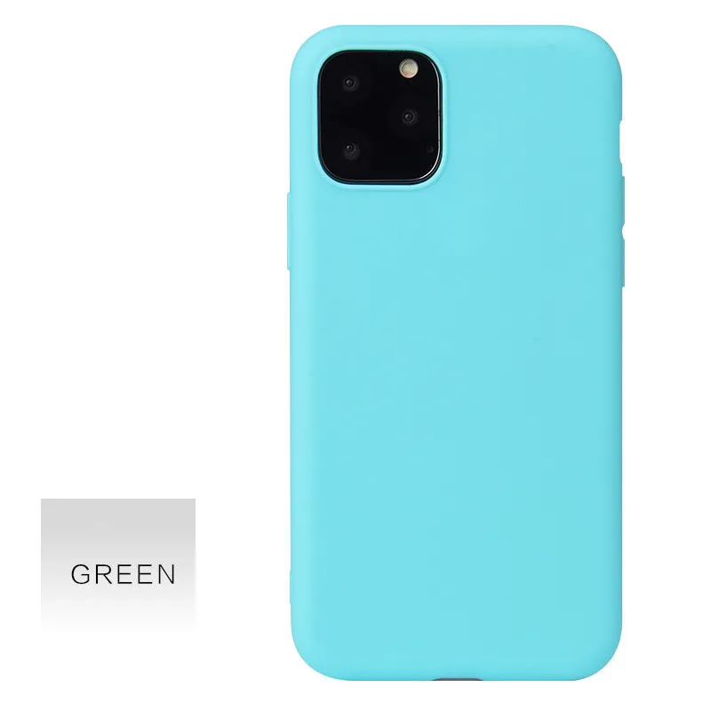 sky blue 10 шт./партия чехол для телефона s для Iphone 11/Iphone 11 Pro/pro Max силиконовый чехол для мобильного телефона - Цвет: sky blue
